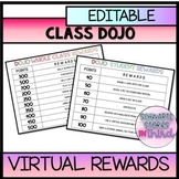 VIRTUAL/DIGITAL Rewards for Class Dojo-Behavior Points System