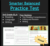 VIRTUAL ELA Practice Test for Third Grade Standardized Testing