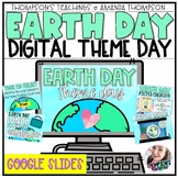 VIRTUAL Earth Day THEME DAY | Google Slides | Distance Lea