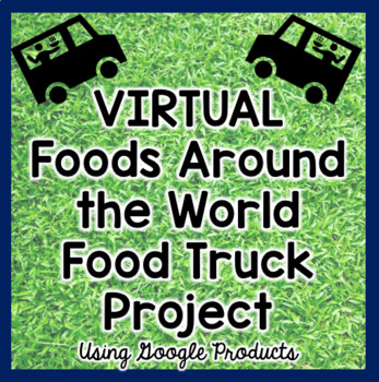 Preview of VIRTUAL Foods Around the World Food Truck Project for FCS Culinary Course