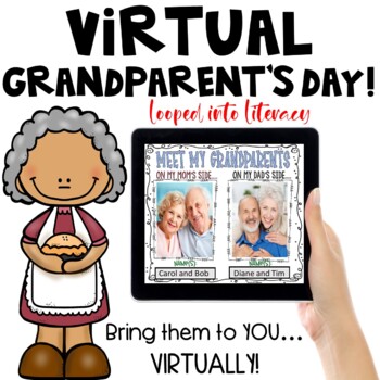 Preview of VIRTUAL GRANDPARENT'S DAY SEESAW GOOGLE CLASSROOM PROJECT