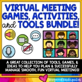 VIRTUAL MEETING Games, Activities, & Tools BUNDLE! Perfect
