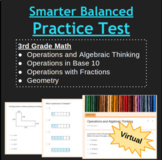 VIRTUAL Math Practice Test for Third Grade Standardized Testing