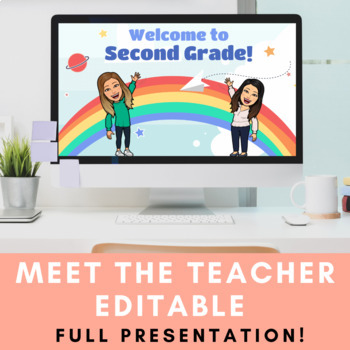 Preview of Meet The Teacher (for Parents) | Google Slides and PPT | Editable