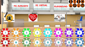 Preview of VIRTUAL PHYSICAL EDUCATION CHOICE BOARD 