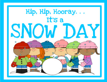 Preview of VIRTUAL SNOW DAY PARTY - Winter Themed Day - Google Slides - Distance Learning