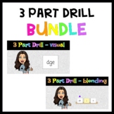 VIRTUAL Three Part Drill BUNDLE - EDITABLE