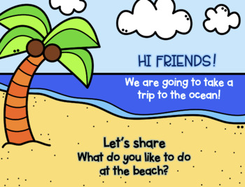 Preview of VIRTUAL Trip to the Beach [Google Slides]