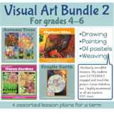 VISUAL ART projects BUNDLE of 4 lessons Part 2 Suits grade