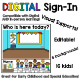 VISUAL Attendance + Sign-In + Home to School CHECK-IN
