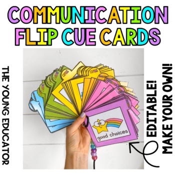 Preview of VISUAL COMMUNICATION FLIP CUE CARDS