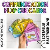 VISUAL COMMUNICATION FLIP CUE CARDS