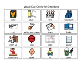 VISUAL CUE CARDS for classroom directions ENGLISH AND SPANISH