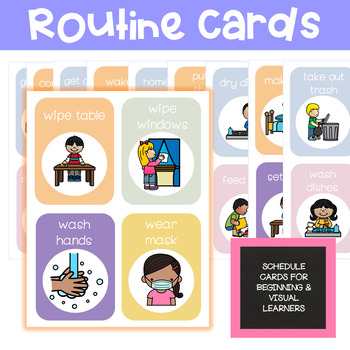 VISUAL ROUTINES & SCHEDULES with Editable Google Slides | TpT