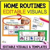 DAILY ROUTINES FOR HOME VISUAL SUPPORTS & SCHEDULES EDITAB