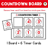 VISUAL TIMER BOARD | Countdown Cards | Behavior Classroom 