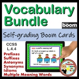 VOCABULARY BOOM Cards I Idioms, Analogies, Prefixes, Suffi