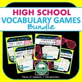 VOCABULARY GAMES High School English Vocabulary Parts of S