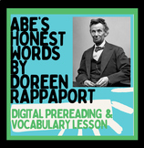 VOCABULARY & INTRO lesson to biography by D. Rappaport ABE