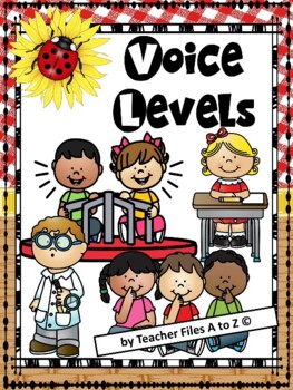 Voice Level Clip Art Worksheets Teachers Pay Teachers