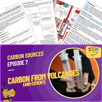 Preview of VOLCANOES, CO2, AND CEMENT: 8-Minute Video with Worksheet Guide