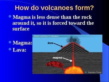 volcanoes ppt 4 5 90 minute days of earth science 9th grade lesson