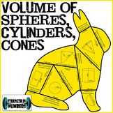 VOLUME Cones Spheres Cylinders Hemispheres Bunny Rabbit Puzzle