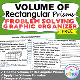 Free VOLUME OF RECTANGULAR PRISMS Word Problems with Graph