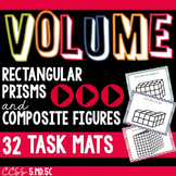 VOLUME of Rectangular Prisms and Composite Figure Task Mat