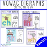 VOWAC Digraph Worksheets | Diagraphs sh, ch, th, wh Activi