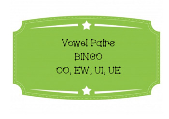 Preview of VOWEL PAIR BINGO