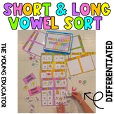 VOWEL SORTS - DIFFERENTIATED - SCIENCE OF READING