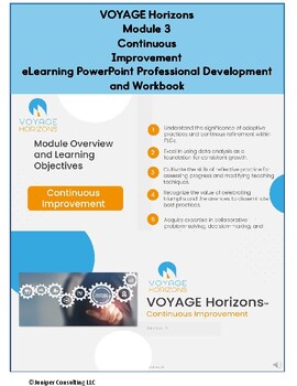 Preview of Professional Learning Community VOYAGE Horizons Module 3:Continuous Improvement 