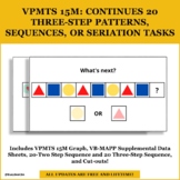 VPMTS 15M: Continues 20 three-step patterns, sequences, or