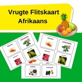 VRUGTE FLITSKAART AFRIKAANS/ Fruits in Afrikaans