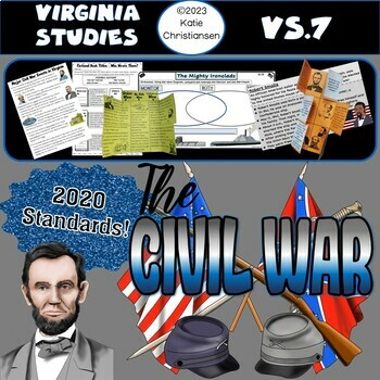 Preview of VS.7 The Civil War *2020 Standards*