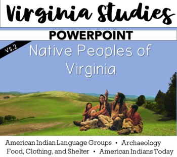 Preview of VS2 American Indians of Virginia Powerpoint