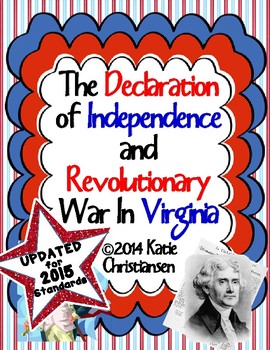 Preview of VS.5 Declaration of Independence and Revolutionary War in Virginia