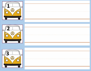 Preview of VW Bus Name Plates and other Labels - MORE TO COME!