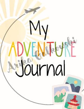 Vacation Adventure Journal by Arika Galkowski | TPT