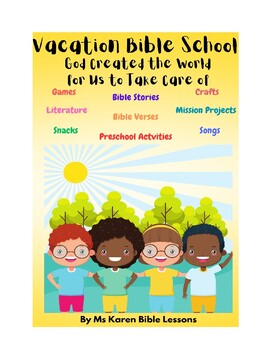 Preview of Vacation Bible School (VBS)--God Created the World for Us to Take Care of