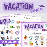Vacation Bingo Game | Interactive Learning Adventure Kit |
