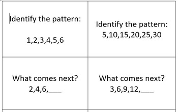 Preview of Vacation Dilemma- Counting, Number, & Shape Patterns