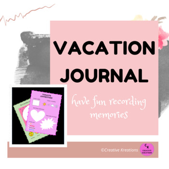 Preview of Vacation Journal