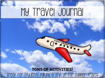 Vacation Journal-Summer Enrichment by First Grade Joy