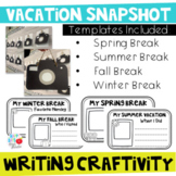 Vacation Snapshot Craftivity with EDITABLE File