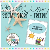 Vacation Social Story