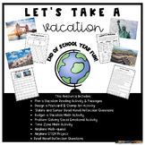 Vacation Themed Day | End of School Year | Vacation Planni
