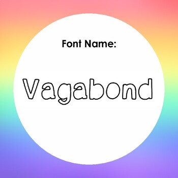 Preview of Vagabond Outline Font