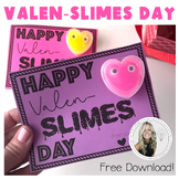 Valen-SLIMES Day Cards FREE DOWNLOAD